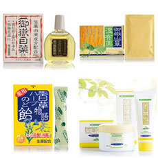 オウバクを使用した製品