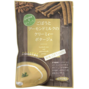 ごぼうとアーモンドミルクのクリーミーポタージュ 