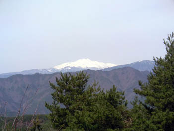 キビオ峠から見た乗鞍岳